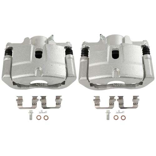 Image of SCITOO 18B5422 18B5423 Front Left & Right Disc Brake Calipers Assembly w /Bracket for Chrysler for 200 2015-2016,for Dodge for Dart 2013-2016