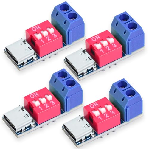 Seloky USB-C PD Trigger Board Module (4-Pack) on Amazon