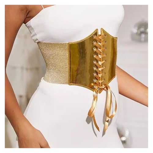 Cummerbunds Dress Girdle High Waist Female Waistband Elastic Wide Waist Belt for decoration4