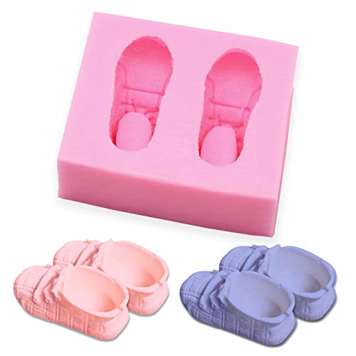 Hengke Crianças, moldes de silicone em forma de sapato para festas infantis, sabonete feito à mão, m