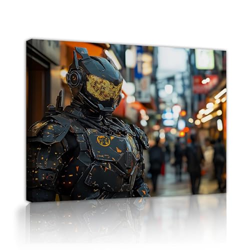 Toile Tokyo Neon de CHERHERART pour décorer une salle à manger
