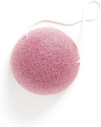 Alma Secret Pink Konjac Cleansing Sponge. Facial and body cleansing. 100% natural with Konjac root fiber. All skin types. Biodegradable natural cosmetics. Cruelty Free