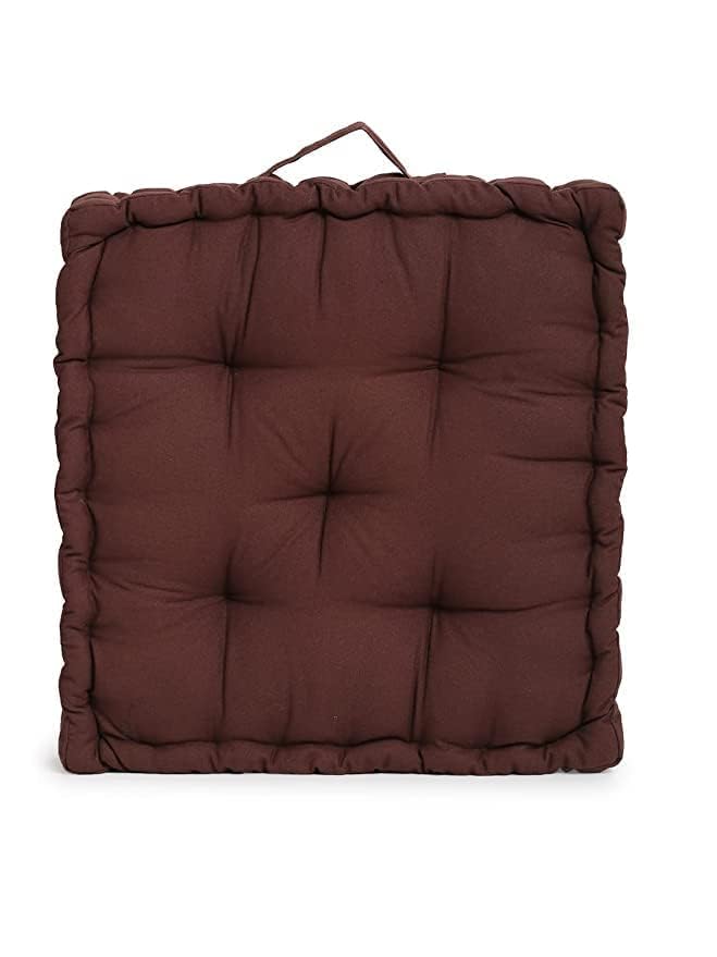 M-TEXITO Square Floor Cushions, Large Sitting Cushion, Cotton Cushion, Garden Cushion, Box Cushion for Sofa, Pooja, Yoga, Balcony, (Pack of 1) (22 * 22 in, Green) (B0CT8RMT5T) Amazon Price History, Amazon Price Tracker