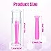 JIEYAO 6Pcs Contact Lens Remover Tool, Hard Contact Lens Plunger Silicone Eye Suction Cup Scleral Lenses Removal Tool for RGP(Rose Red)