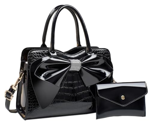 Image of JHVYF Women Tote bag Satchel Purses and Handbags for Women Shoulder Bags Bow Purse