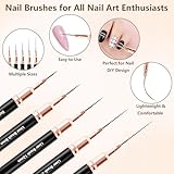 Zoom IMG-2 elzle set pennelli per nail Zoom IMG-2 elzle set pennelli per nail