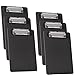 Acrimet Clipboard Memo Size 9 1/4" X 6 1/4" Low Profile Clip (Black Color) (Pack - 6)