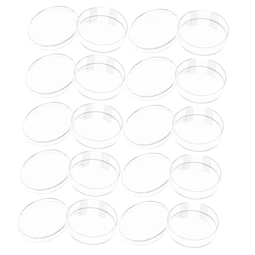 NAMOARLY Science Classroom Kit 10pcs Plastic Petri Dishes with Lids Culture Disks for Educational Use