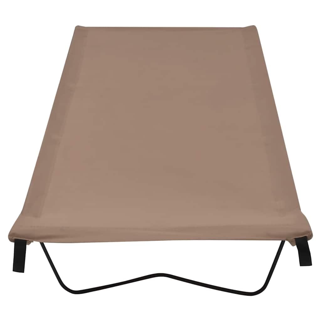 Campingbetten 2 STK. 180x60x19 cm Ox-Gewebe und Stahl Taupe,Sportartikel,Outdoor-Aktivitäten,Camping & Wandern,Camping-Möbel,Feldbetten,Taupe,6.01 kg-312487
