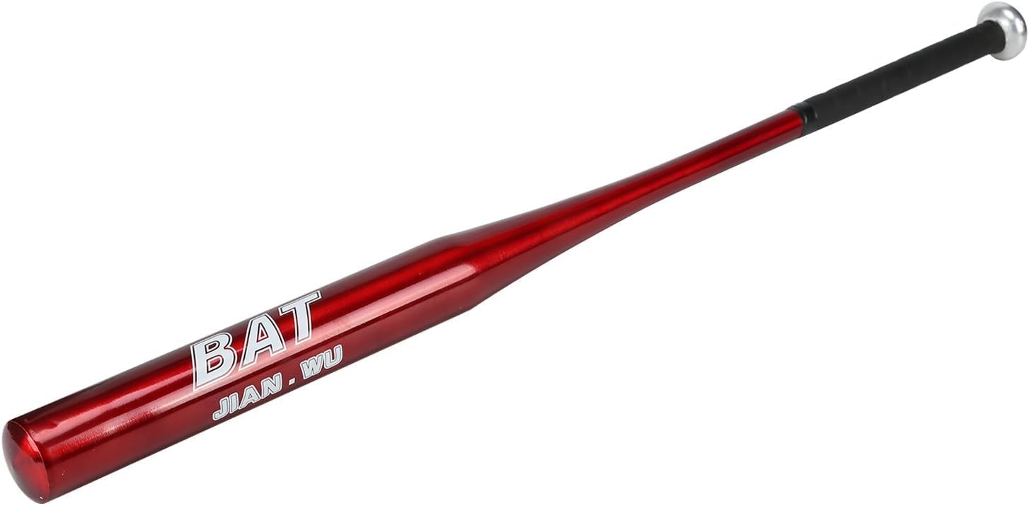 BREEZENEST 34 Inch Aluminum Alloy Baseball Bat Lightweight Sports & Outdoors, Anti-Slip Grip Training Bat for Practice & Match, Durable Outdoor Baseball Bat for All Skill Levels (Red)