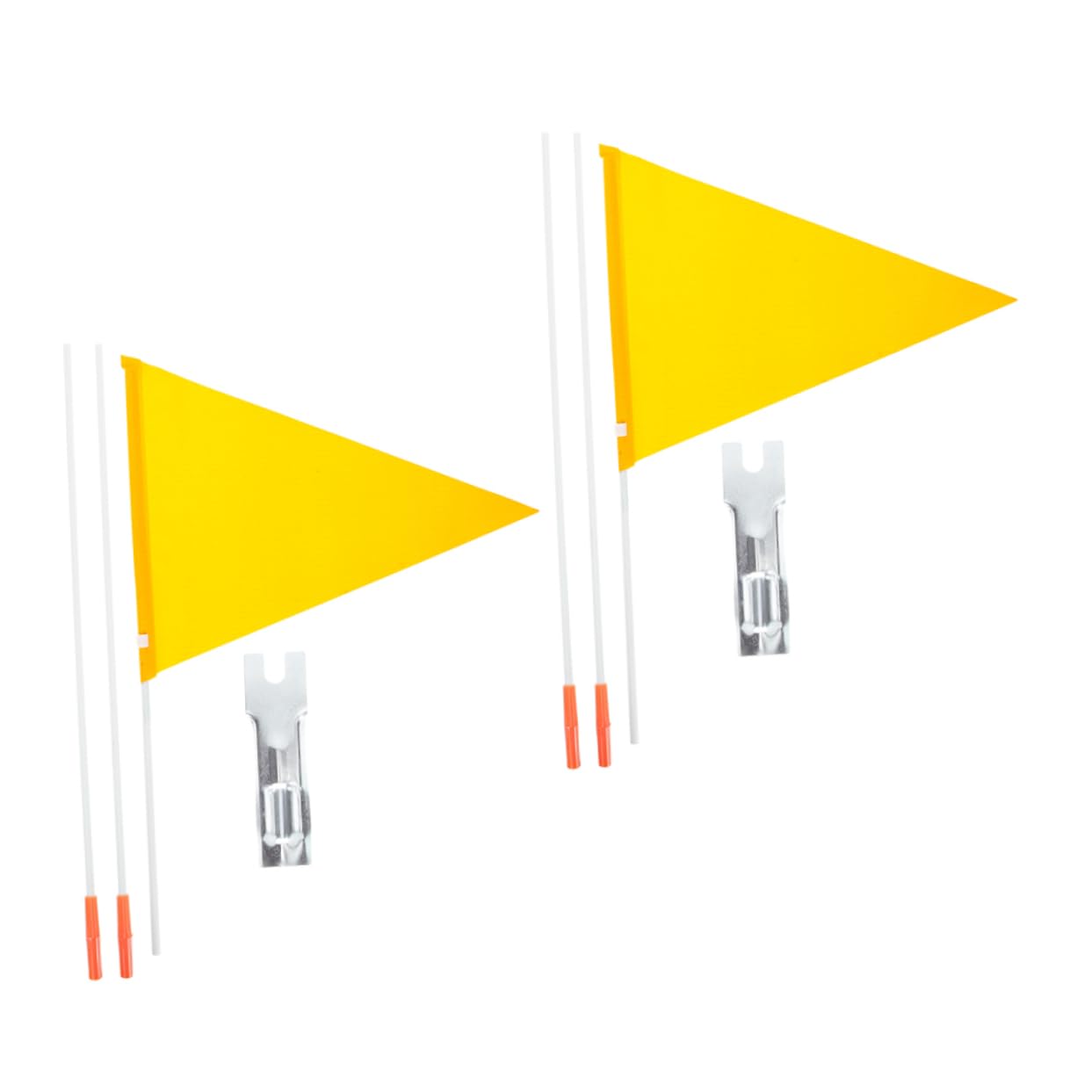 TOYANDONA 3 Series Bandera De Seguridad para Bicicleta con Banderín para Visibilidad Caravanas Y Trailers 2 Piezas X 3