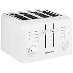 Cuisinart CPT-142P1 4-Slice Compact Plastic Toaster, White
