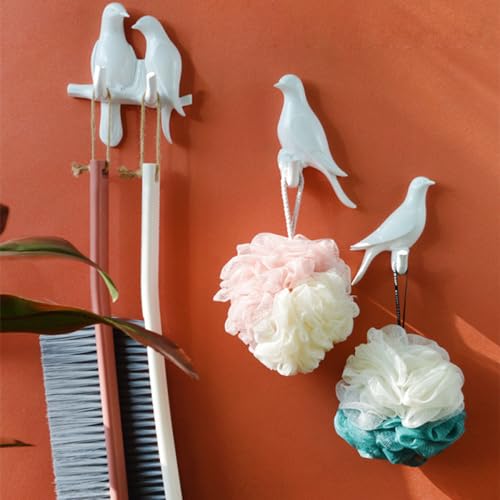 Crochet clé oiseau pour frigo sans percer le mur de la cuisine en lot de 6 - 5