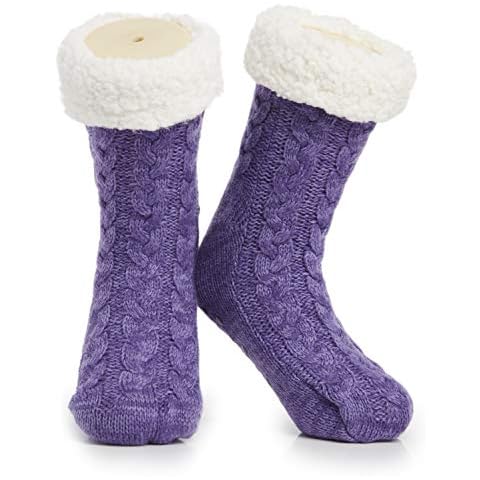 CityComfort Cosy Fleece Lined Slipper Socks Cover