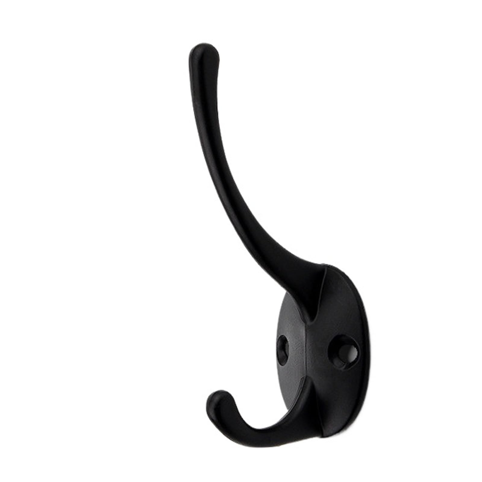 Hrxexsbam 116 Black Vintage Zinc Alloy Wall Hooks, Bronze Antique Style Heavy Duty Coat Bag Hat Hangers With Screws For Bathroom Kitchen(116 Black)