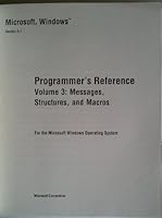 Microsoft Windows 3.1 Programmers Reference Volume 3 155615464X Book Cover