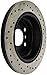 StopTech 128.34150R Sport Cross Drilled Brake Rotor (Rear Right), 1 Pack