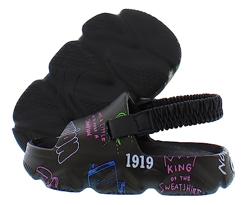 Champion Meloso Squish Doodle Slide Infant/Toddler Shoes Size 10, Color: Black/Multicolored-Black