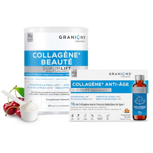 Collagène marin Sublimlift Granions : routine beauté matin pour rides et cheveux