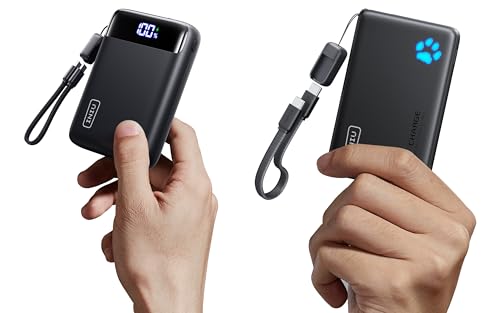 INIU Smallest 22.5W 20000mAh USB C Portable Charger & Ultra Slim 10000mAh 45W PD Power Bank Combo
