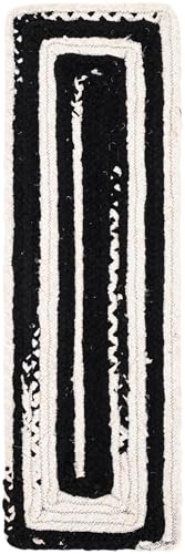 Tapete de área trenzado Unique Loom Braided Chindi miniatura 2