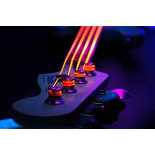 NEON orange hI-dEF guitare basse 5 cordes 040–120/leuchtstoffsaiten (orange) - Les Beatles, Paul McCartney, John Lennon, RIngo Starr, George Harrison NEON orange hI-dEF guitare basse 5 cordes 040–120/leuchtstoffsaiten (orange) – Image 5