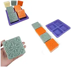 Forma De Silicone Molde De Arabesco Artesanal Molde de Silicone para Sabonete, Forma de Silicone para Resina, Forma de Silicone Artesanato Sabão