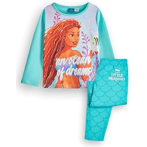 Disney The Little Mermaid Girls Pyjama Set Cover