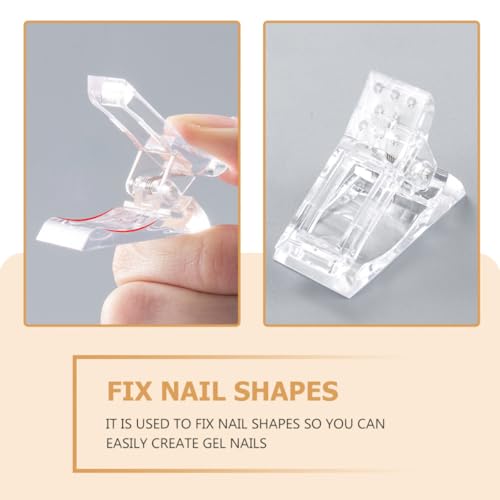 Set de 12 clips para manicura y extensión de uñas miniatura 3