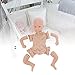 HAOX Blank Reborn Doll Kits, 19 Inch Blank Doll Kit Unpainted Baby Doll Mold Kid Toy, Lifelike Reborn Baby Dolls Kit with Doll Accessories, Newborn Toddler Baby Doll Parts for Beginners
