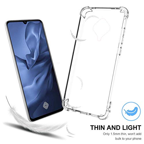 Image of Coverage Transparent Rubber Back Cover for Vivo S1Pro -Vivo 1920 - Transparent