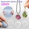 HeyClear 250g UV Resin kit -Crystal Clear, Hard UV Epoxy Resina para Manualidades Fast Curing Glue uv with Silicone Molds, Mat for Beginners Jewelry Making, DIY Crafts Art, Casting Coating #1