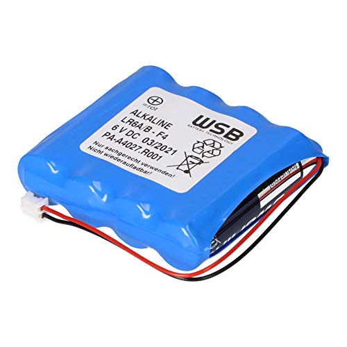 Batteriepack Für Türsteuerungen 6VQ-02 6 Volt F4x1 Mit Stecker PHR 2, Kompatibel Messerschmittanlagen - Messerschmitt Batterie 6 Volt - Langlebig