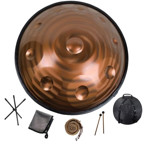 ハンドパン　56センチ　10音　A3＝440Hz Dマイナー ハンドパン 56センチ 10音 A3＝440Hz Dマイナー - メルカリ