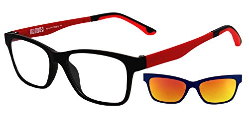 rainbow safety MagClip Montura de Gafas con Clip de Sol Polarizado Magnético RMCG