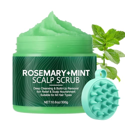 Scalp Scrub, 2-in-1 Clarifying Shampoo, Scalp Exfoliator For Deep...