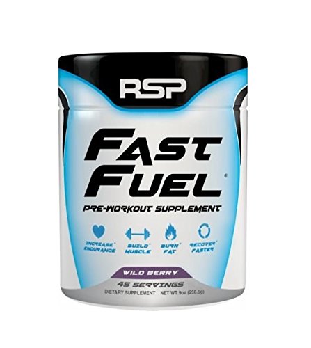 RSP Nutrition Fast Fuel Supplement, Wild Berry, 256.5 Gram