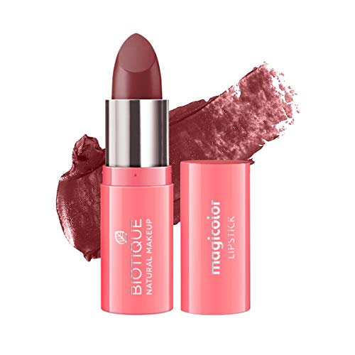 Biotique Natural Makeup Magicolor Lipstick, Cookie Crumble, 4g