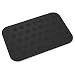 SmithBuilt 24" x 16" Large Dog Food Mat - Waterproof Non-Slip FDA-Grade Silicone Cat Pet Bowl Feeding Placemat - Black