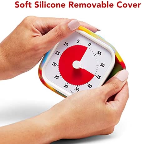 TIME TIMER Silicone Cover, Tie Dye, 9 x 5 x 9 cm