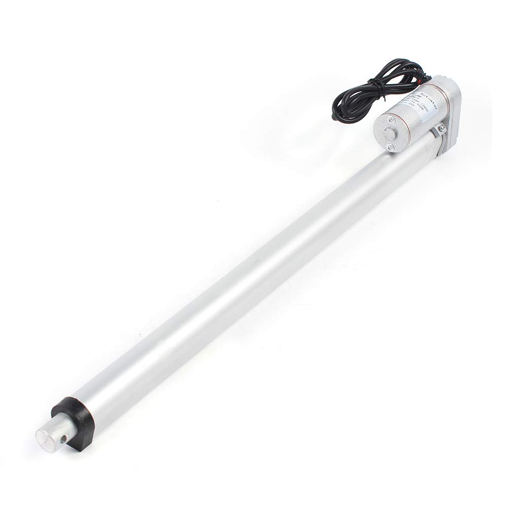 Actuator lineare 900 N DC 12 V, attuatore lineare 150 – 450 mm con telecomando < 50 dB per lavorazione meccanica, casa elettrica, ascensore, supporto per fotocamera
