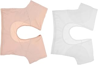 FOMIYES 2 Peças Almofadas De Suor Nas Axilas Vestido Colete Esportivo Regata Atlética Regata À Prova De Suor Colete Protetor De Suor Colete Algodão Axila Poliéster Poliéster Respirável