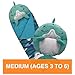 Happy Nappers Pillow & Sleepy Sack Medium Dolphin 54
