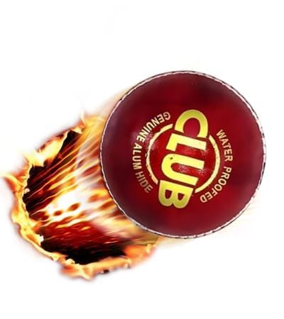 Image of Leather Cricket Ball | Hand Stitched Leather Ball for Practice, Match, and Training | Durable, Water Resistant, Professional Cricket Ball for Club and Academy Use (Pack of 1, Red)
