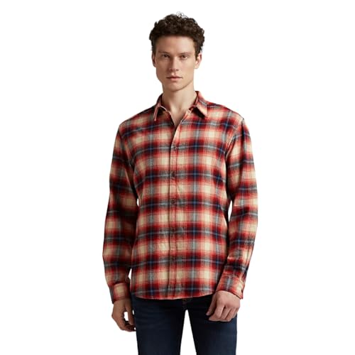 Image of Pepe Jeans Men's Regular Fit Full Sleeve Checkered Cotton Casual Shirt | Check Shirt for Man | Smart & Stylish | Multiple Styles | Mens Casual Shirts