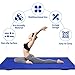 Giantex 6' x 4' Tri-Fold Gymnastics Mat Thick Folding Panel For Gym Fitness Exercise (Blue)