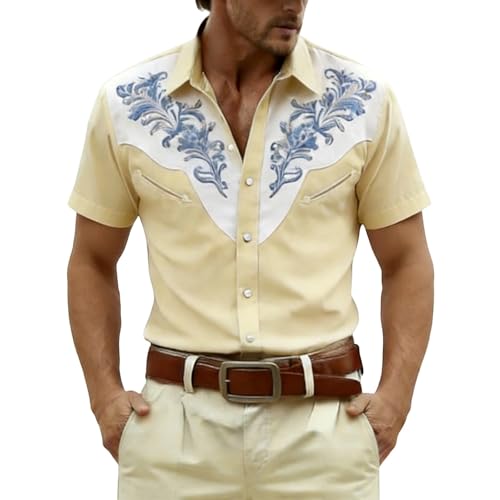 Chemise boutonnée élégante en lin haut de gamme pour homme