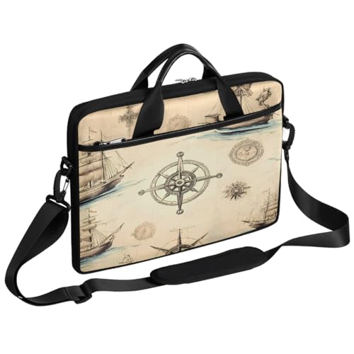 Bolso para Laptop Vintage 15 pulgadas con Correa Ajustable