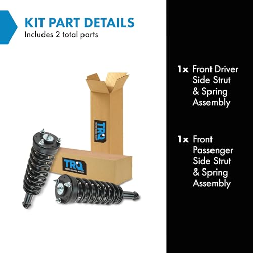 Image of TRQ Front Strut and Spring Assembly Set 2 Piece | For 2004-2012 Chevrolet Colorado 04-12 GMC Canyon