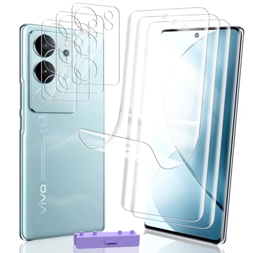 Rniidaaz 4 Stück Schutzfolie, Selbstheilende Weich TPU Displayschutz Anti-Kratzen, Unzerbrechlich Anti-Bläschen Sensitive Touch HD folie